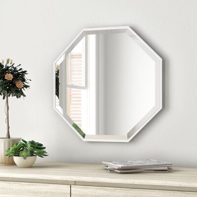 Scandinavian Design Living Room, Contemporary Wall Mirrors, Geometric Wall Decor, Living Room Scandinavian, Accent Mirror, Beveled Mirror, Bathroom Vanity Mirror, Mirrors Wayfair, Salon Decor