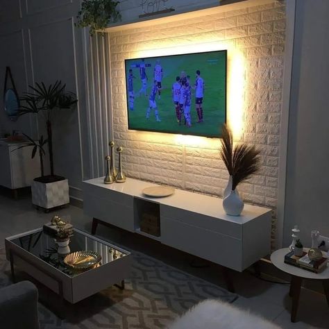 Tv Unit Design | Interior Design ✨️ . . . . @sethiglassplywood . . . #trendingpost #furniture #myinterior #light #lightingdecor #explorepost #tvwalldesign #smarthome #tvunit #interiors #livingroom #thearchies #livingroomdesign #homesweethome #tvunitdesign #sethiglassplywood #lightingsolutions #homedecor #reelitfeelit #modernlighting #interiordecor #budget2024 #interiordesign #interiorstyling #luxurylifestyle #tvcabinetdesign #livingarea #luxuryhomes #kapilsharmacomedy Home Theater Room Design, Theater Room Design, Modern Style Bedroom, Living Room Tv Unit Designs, Architect Design House, Living Room Design Inspiration, Home Theater Rooms, Tv Wall Design, Led Stripes