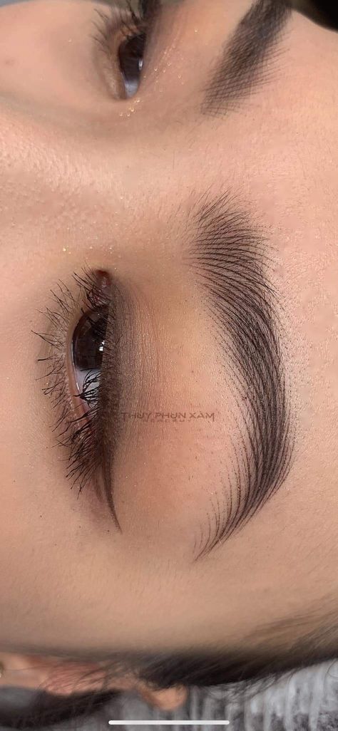 Eyebrows Tattoo Microblading, Eye Brow Tattoo, Mircoblading Eyebrows, Phi Brows, Feather Brows, Eyebrow Makeup Tutorial, Eyebrow Design, Brow Tattoo, Beauty Academy