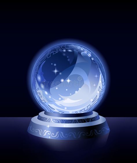 Crystal scrying ball. (more fantastic version is in my gallery , #spon, #ball, #scrying, #Crystal, #gallery, #version #ad Crystal Ball Illustration, Scrying Crystal, Gallery Illustration, Ball Illustration, My Gallery, Crystal Ball, Snow Globes, Stock Vector, Vector Illustration