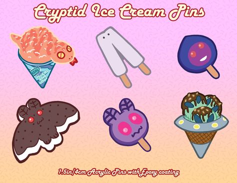 "1.5\"/4cm acrylic pins with epoxy coating and rubber clutch pin back Full set will also come with a special themed backing card!" Acrylic Pins, Epoxy Coating, Cute Pins, Pinback Buttons, A Train, Cute Food, Chicago Il, Mythical Creatures, Things To Buy