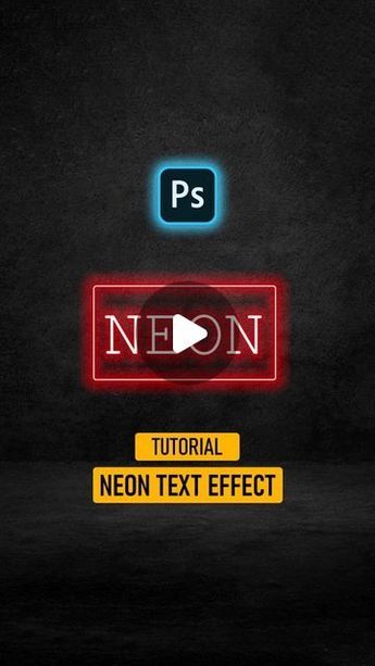 Abstract Tutorials, Text Tutorial, Neon Text, Photoshop Effects, January 21, Text Effect, Text Effects, Adobe Photoshop, Photoshop