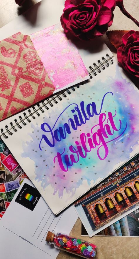 Camlin Brush Pen Art, Brush Pen Art, Pen Calligraphy, Scene Drawing, Lettering Art, Hand Lettering Art, Brush Pen Calligraphy, Brush Pens, Colour Combination