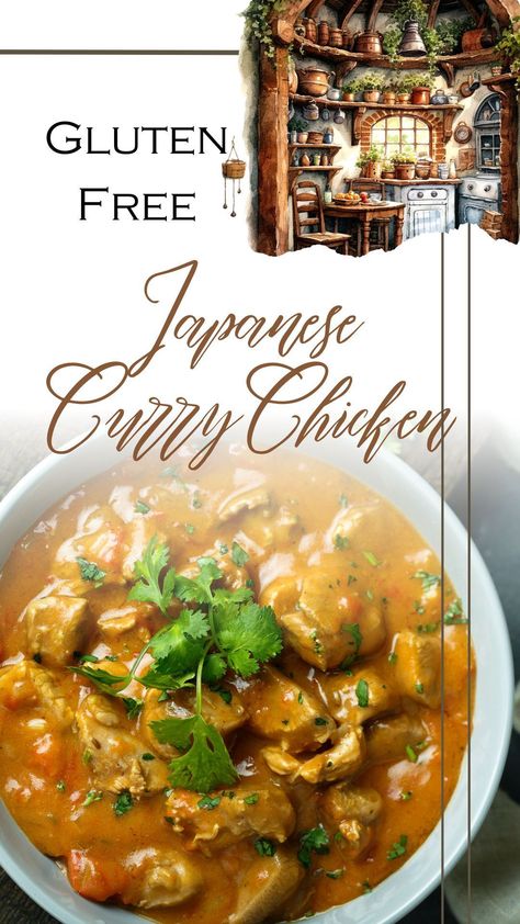 🍛 Craving a mouthwatering Japanese curry dish that's gluten free? Look no further! 🌟 Our amazing Japanese Curry Chicken recipe will blow your taste buds away! 😍 Tender chicken, aromatic spices, and a delectable curry sauce make this dish absolutely irresistible! 🤤 Try it tonight and be prepared for a flavor explosion! #GlutenFreeGoodness #JapaneseCurryLove #DeliciousDinnerIdeas 🍽 Gluten Free Japanese Curry, Japanese Curry Chicken, Gluten Free Asian Recipes, Japanese Street Food Recipes, Curry Chicken Recipe, Homemade Curry, Japanese Street Food, Gluten Free Noodles, Japanese Curry