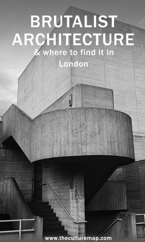 Where to find Brutalist Architecture in London | The Culture Map Oppressive Architecture, Barbican Centre, Brutalism Architecture, The Barbican, Hayward Gallery, Brutalist Buildings, Brutalist Design, London Architecture, Mid Century Architecture