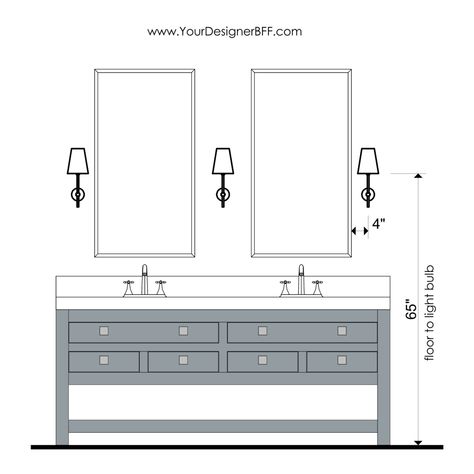 72 Inch Bathroom Vanity, Master Bath Lighting, Bathroom Lighting Design, New Bathroom Designs, Master Bath Vanity, Double Vanity Bathroom, Double Sink Vanity, Double Sink Bathroom, Bathroom Sconces