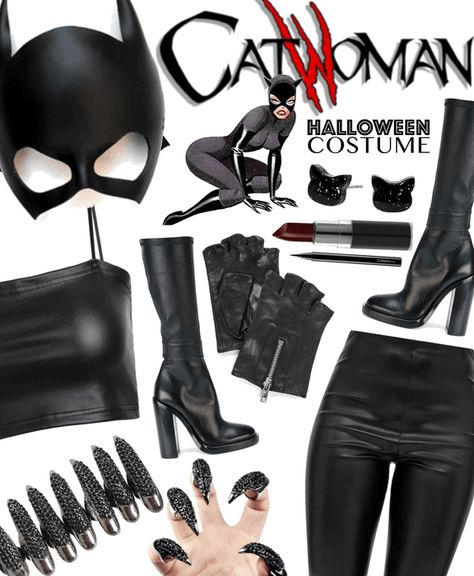 Cat Woman Diy Costume Easy, Cat Woman Outfit, Cat Halloween Costumes For Women, Cat Costumes Women, Diy Catwoman Costume, Cat Woman Halloween Costume, Cat Woman Halloween, Cat Women Halloween Costumes, Costume Joker