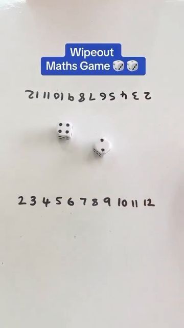 Twinkl Resources ☁️ on Instagram: "Maths wipeout game! ➕➖➗  A simple game using just a whiteboard and dice! Perfect to play during the holidays, or as part of a lesson on addition at school 🎲  What are your favourite maths games?  #TeachersOfInstagram #TeacherGram #Teachers #Parents #ParentsOfInstagram #Maths #MathsGames #MathsLesson #ChildrensGame #Dice #DiceGame" Math For 5th Graders, Wipeout Game, Whiteboard Games, 3rd Grade Learning, 3rd Grade Math Games, 2nd Grade Math Games, Preschool Maths, Math Card Games, Warm Up Games