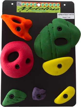 Climbing Holds: Rock Climbing Wall Holds | REI Co-op Climbing Wall Holds, Climbing Design, Rock Climbing Holds, Climbing Holds, Rock Climbing Wall, Chalk Bags, Animal Crafts For Kids, Sleeping Pads, Kids' Bag