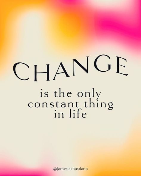 James Sebastiano Jr. on Instagram: “Change is the only thing constant in life. The more easily we are able to go with the flow of life and except the change as it comes, the…” Nas And Kelis, Only Constant Is Change, Change Is The Only Constant, Flow Of Life, Go With The Flow, Very Inspirational Quotes, Love Always, Good Life Quotes, Calm Down