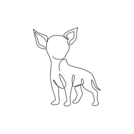 Chihuahua Tattoo Minimalist, Chihuahua Drawing, Chihuahua Tattoo, Puppy Tattoo, Dog Coloring Book, Dog Memorial Tattoos, Dog Line Art, Dog Line, Dog Sketch