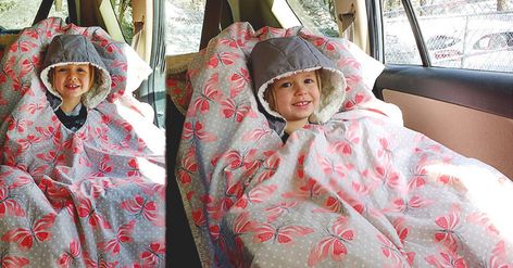 Diy Carseat Poncho, Diy Car Seat Poncho, Car Seat Blanket Diy, Carseat Poncho Pattern, Car Seat Poncho Tutorial, Car Seat Jacket, Poncho Diy, Carseat Poncho, Car Seat Cover Pattern