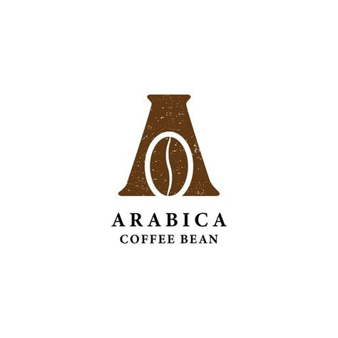 Coffee Reference, Coffee Bean Logo, Logo Design Coffee, Logo Cafe, Logo Coffee, Arabica Coffee Beans, Community Logo, Sigil Magic, Logo And Identity