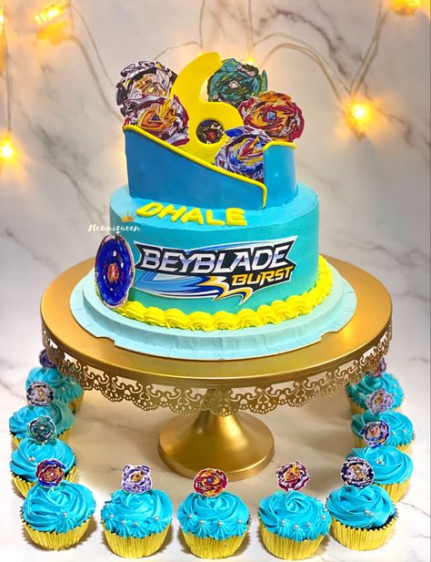 cake Beyblade Birthday Cake, Beyblades Cake, Beyblade Cake, Valenzuela City, Beyblade Birthday Party, Beyblade Birthday, Cakes For Sale, 6th Birthday Cakes, Pastel Cupcakes