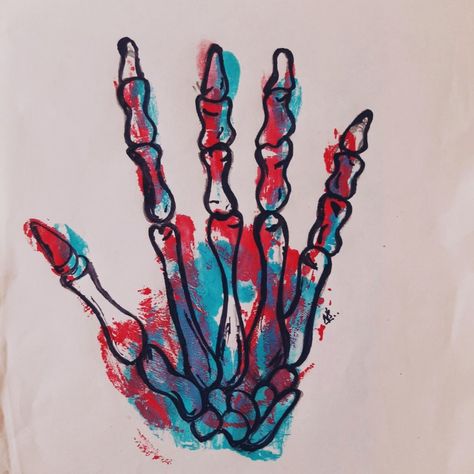 Room Stuff, Handprint Art, Skeleton Hands, Straight Outta, Hand Art, Hand Print, Art Class, Art Classes, Peace Gesture