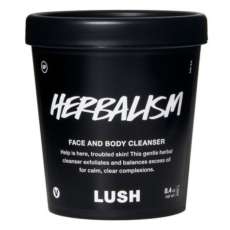 Herbalism | Face And Body Cleansers | Lush Cosmetics Lush Body Scrub, Foaming Body Scrub, Fresh Face Mask, Best Facial Cleanser, Problem Skin, Lime Oil, Lush Cosmetics, Bath Art, Treat Yoself