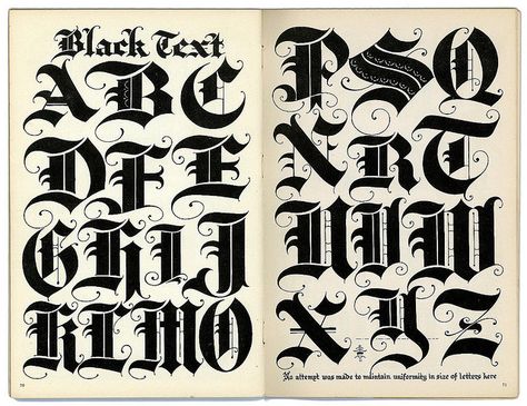 Black Text - drooling... Tattoo Fonts Alphabet, Gothic Lettering, Chicano Lettering, Calligraphy Lessons, Tattoo Lettering Styles, Alphabet Templates, Tattoo Lettering Fonts, Graffiti Alphabet, Creative Lettering