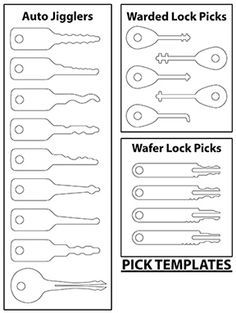 Learn to lock pick Insurance Card Template, Key Template, Diy Lock, Lock Picking Tools, Fast Food Workers, Lock Pick Set, Lock Picking, Lock Pick, Survival Skills Life Hacks