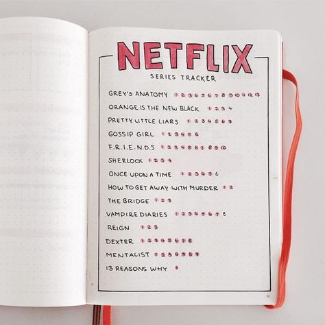 Netflix collection for your bullet journal Bullet Journal Netflix, Bullet Journal Simple, Series Tracker, 1000 Lifehacks, Bullet Journel, Bullet Journal 2019, Bullet Journal Ideas, Bullet Journal Mood, Passion Planner