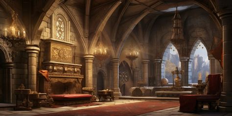 Inside Medieval Castles: Room by Room Medieval Castle Interior, Medieval Bedroom, Inside Castles, Interior Concept Art, Castle Rooms, Castle Interior, Castle Bedroom, Medieval Castles, Castles Interior