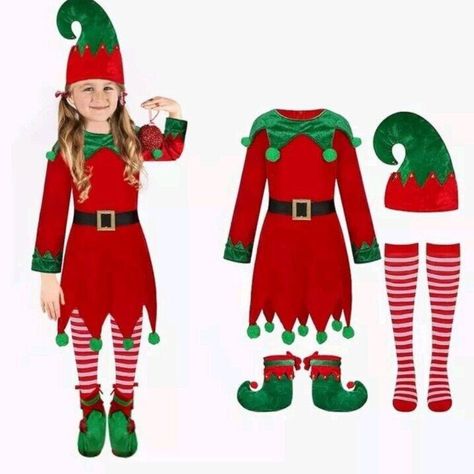 Kids elf costume