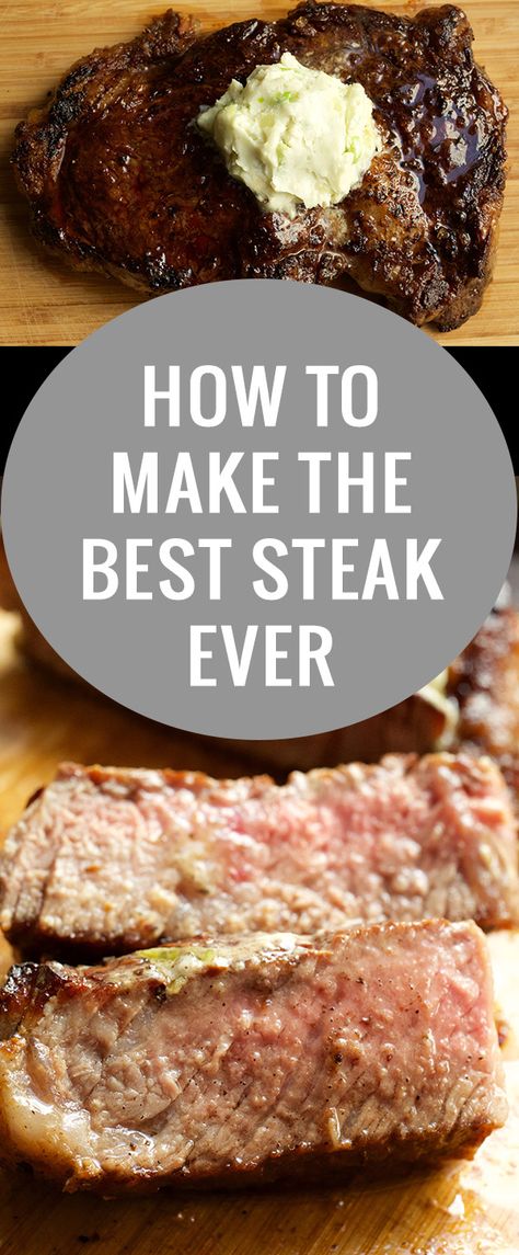 Make the best steak ever at home with this easy dinner recipe! Homemade steak just as good as your favorite steakhouse! #Steak #Steakhouse #Beeffoodrecipes #Beef Chuck Eye Steak Recipes, Eye Steak Recipes, Good Steak Recipes, Steakhouse Steak, Pan Frying, Snacks Appetizers, Rib Eye, Best Steak, Trending Recipes