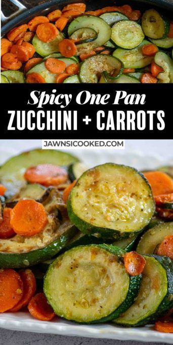 Carrots And Zucchini Side Dishes, Zucchini Slow Cooker Recipes, Zucchini And Carrot Recipes, Spicy Zucchini, Carrots And Zucchini, Carrots Side Dish, Carrot Recipe, Carrot Zucchini, Zucchini Side Dishes