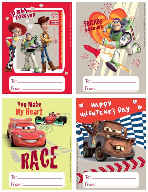 Check out free Disney Valentine Printables featuring CARS, Toy Story and Disney Princesses. Print and give to friends today! Disney Princess Valentines Cards Free Printable, Toy Story Valentines, San Valentine Cards, Printable Toy Story, Disney Printables Free, Superhero Valentines, Vintage Car Party, Friend Valentine Card, Nerdy Valentines