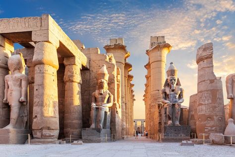 Ancient Thebes, Egyptian Temple, Luxor Temple, Temple Ruins, Karnak Temple, Oceania Travel, Visit Egypt, Valley Of The Kings, Nile River