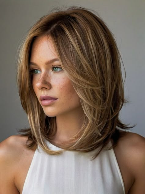 Haircuts For Medium Length Hair, Layered Haircuts For Medium Hair, Shoulder Length Hair Cuts, Hair 2024, Haircuts For Medium Hair, Medium Hair Cuts, Shoulder Length Hair, Medium Length Hair, Medium Length Hair Cuts