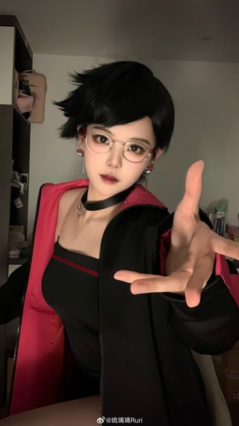 Sarada Cosplay, Hidan And Kakuzu, Medium Long Haircuts, Sasuke Sakura Sarada, Anime Lock Screen Wallpapers, Sakura Sasuke, Cosplay Pictures, Time Skip, Naruto Cosplay