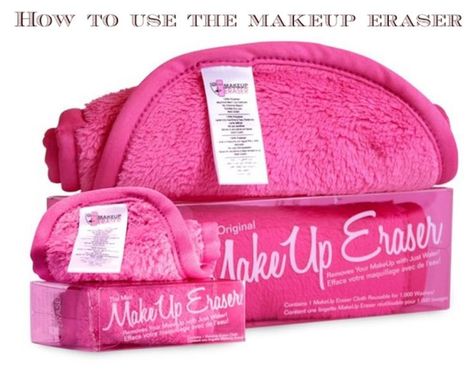 The MakeUp Eraser. It’s super easy to use. It’s super easy on your face. It’s super fabulous. What is the MakeUp Eraser??? What it is: A makeup eraser that removes 100% of your makeup with water only. What it does: This reusable towel removes even waterproof eyeliner and mascara, HD makeup and much more with… Make Up Eraser, Rosa Make-up, Best Waterproof Mascara, Waterproof Mascara Remover, Mascara Remover, Aloe Vera For Face, Hd Makeup, Makeup Eraser, Spa Accessories