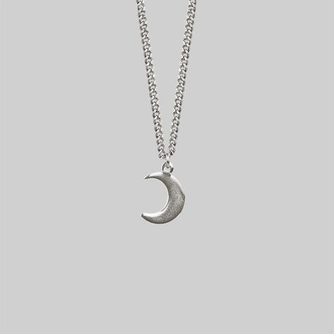 October Jewelry, Silver Moon Necklace, Moon Necklace Silver, Moon Crescent, Pretty Jewelry Necklaces, Crescent Necklace, Winter Jewelry, Mini Moon, Silver Moon