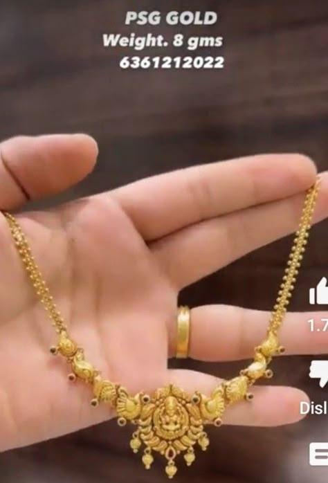 Small Gold Necklace Designs, Light Weight Gold Necklace Indian, Trending Gold Necklace Designs, Gold Short Necklace Designs, 8 Grams Gold Necklace, Trending Gold Necklace, Hindu Baby Boy Names, Gold Short Necklace, Short Gold Necklace