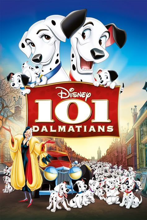 The 101 Dalmatians, Childhood Ruined, Disney Poster, Disney Movie Posters, Film Trailer, Dog Movies, Animation Disney, 101 Dalmations, Sette Nani