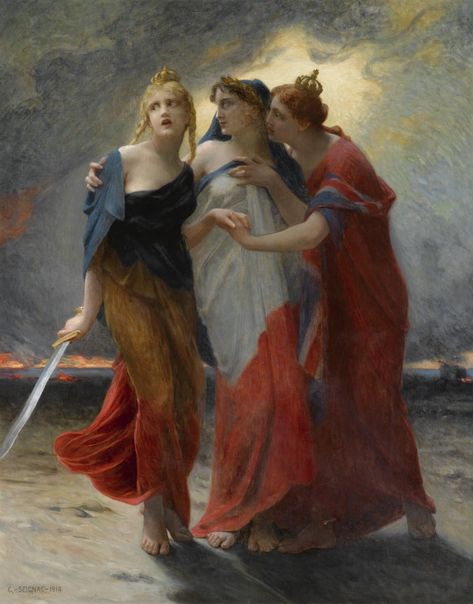 Guillaume Seignac Belgium France and England before the German Invasion Guillaume Seignac, Al Rahman, Moonlight Painting, William Adolphe Bouguereau, Academic Art, High Noon, Three Graces, European Paintings, Great Paintings