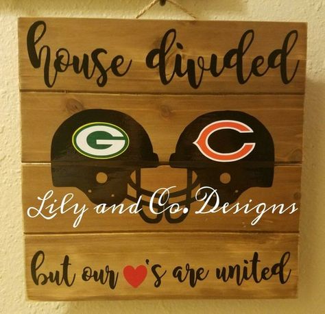 House Divided Football Door Sign, Nfl House Divided Sign, House Divided Football Shirts, Football Diy Decor, House Divided Football Sign, House Divided Football, Football Diy, Football Crafts, Football Signs