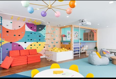 Indoor Playroom, Daycare Design, Kids Cafe, Basement Playroom, Girls Playroom, Kids Playroom Decor, Sazerac, Basement House, Playroom Design