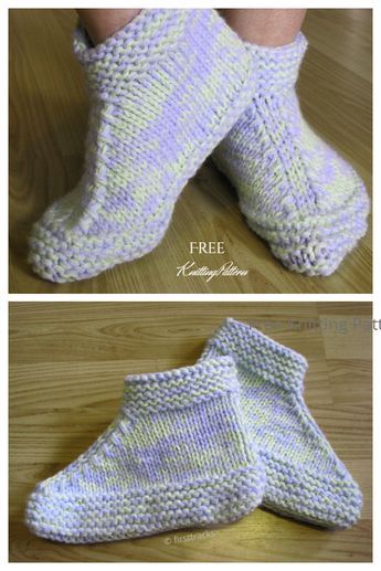 Boot Socks Knitting Pattern, Dorm Slippers, Knitted Socks Free Pattern, Cable Knit Sweater Pattern, Knit Slippers Free Pattern, Knit Slippers, Crochet Slippers Free Pattern, Knitting Patterns Free Blanket, Knitted Slippers Pattern