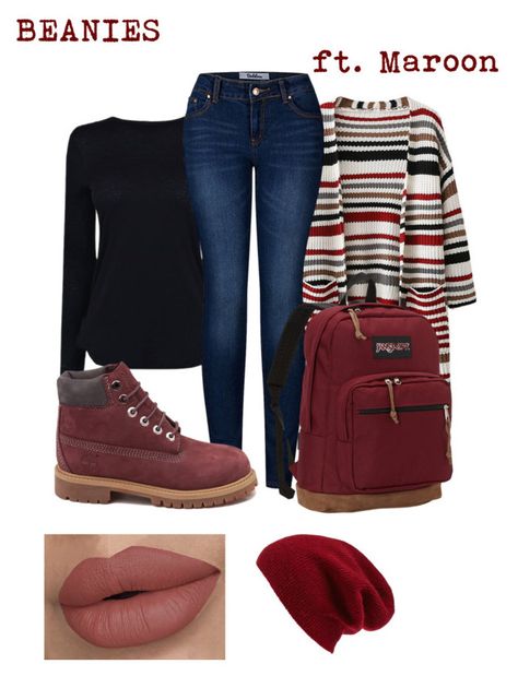 "Maroon × Nude LipStick × Jansport × Beanie × Timberland" by anariebreezy ❤ liked on Polyvore featuring Helmut Lang, 2LUV, Timberland, Halogen and JanSport Nude Lipstick, Helmut Lang, Style Profile, Streetwear Brands, Gucci, Men And Women, Independent Design, Luxury Fashion, Polyvore