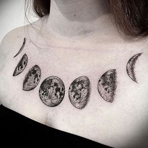 @noksitattoo #moon #moonphase #moontattoo #blackandwhite #blackandwhitetattoo #tattoo #tattooed #ink #inked #tattoosofintagram #instatattoo #tattoolove #inkedandproud #inkart #tattooart #tattoolife #tattoolove #tattoopassion #tattooinspiration #tattocommunity #skinart #bodyart #bodymodification #tattooblogger #lamoglietatuata #thetattooedwife Moon Phases Tattoo, Tattoos For Women Flowers, Ink Blot, Symbolic Tattoos, Feb 2, Skin Art, Chest Tattoo, Get A Tattoo, Moon Tattoo