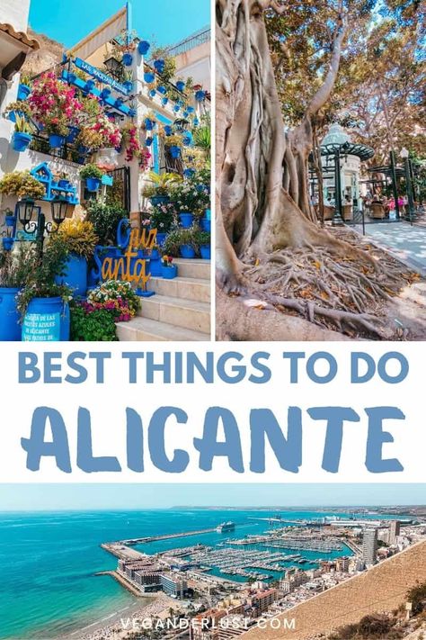 13 Absolute Best Things to Do in Alicante, Spain Things To Do In Alicante Spain, Alicante Photo Ideas, Alicante Spain Aesthetic, Spain Trip, Spain Aesthetic, Spain Travel Guide, Spain Vacation, Travel Spain, Spain Portugal