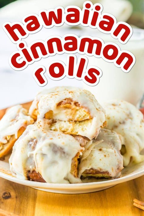 Hawaiian Cinnamon Rolls - Life With The Crust Cut Off Things To Make With Kings Hawaiian Rolls, Hawaii Roll Cinnamon Rolls, Cinnamon Rolls Made With Kings Hawaiian Rolls, What To Do With Leftover Hawaiian Rolls, Hawaiian Sweet Roll Breakfast Casserole, Ways To Use Hawaiian Rolls, Hawaiin Rolls Cinnamon Rolls, Hawaiian Bread Cinnamon Rolls, Cinnamon Hawaiian Rolls