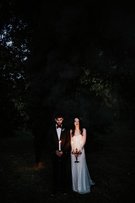 Dark Winter Wedding, Dark Wedding Theme, Wedding Arbors, Goth Wedding, Dark Wedding, Moody Wedding, Winter Wedding Inspiration, Wedding Photography Tips, Wedding Preparation