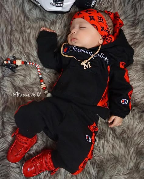 Baby Boy Outfits Swag, Black Baby Boys, Baby Boy Swag, Cute Mixed Babies, Cute Black Babies, Baby Swag, Toddler Boy Fashion