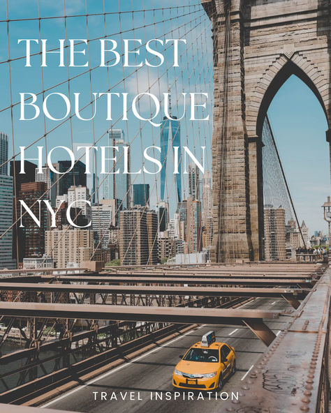 My definition of a boutique hotel is one that’s intimate, charming and idiosyncratic. It doesn’t have to be small, per se, but it should feel that way: more personable, more special, more character-driven. 

The best boutique hotels in New York City check all of those boxes. Below, I highlight a few of my favorite boutique hotels in NYC, from a tiny West Village gem to a luxe TriBeCa classic. Hotels In Nyc, Hotels In New York City, Best Boutique Hotels, West Village, Boutique Hotels, My Favorites, Boutique Hotel, That Way, York City