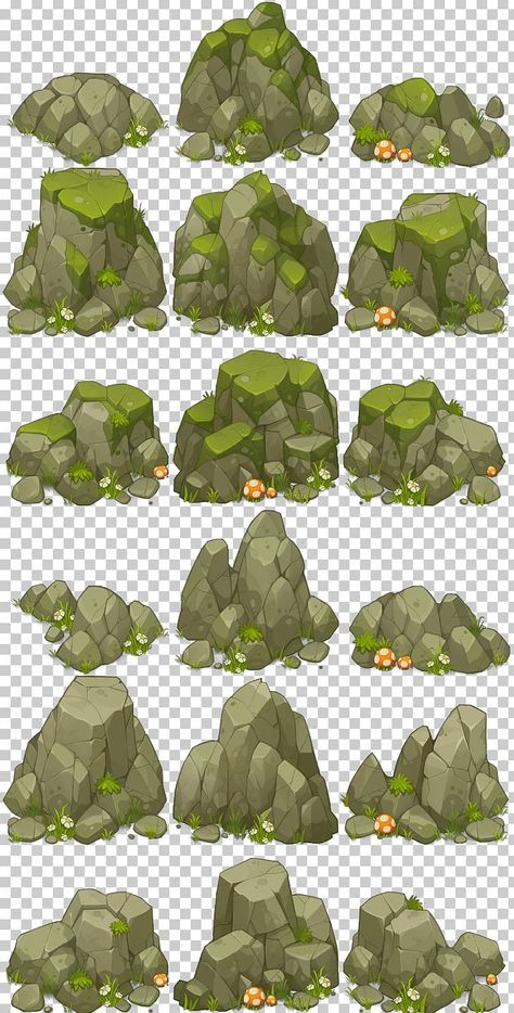 Rock Collage, Collage Illustrations, 3d Karakter, Concept Art Tutorial, Game Png, 2d Game Art, 카드 디자인, Game Concept Art, Collage Illustration