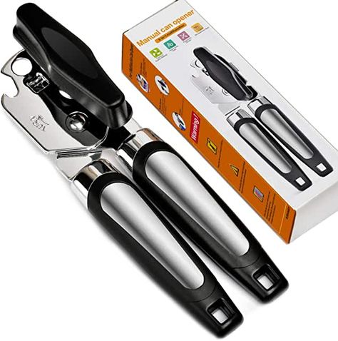 Amazon.com: can opener Tin Opener, Electric Can Opener, Can Lids, Can Openers, Jar Opener, Smooth Edges, Tin Can, Ergonomic Handle, Food Service Equipment