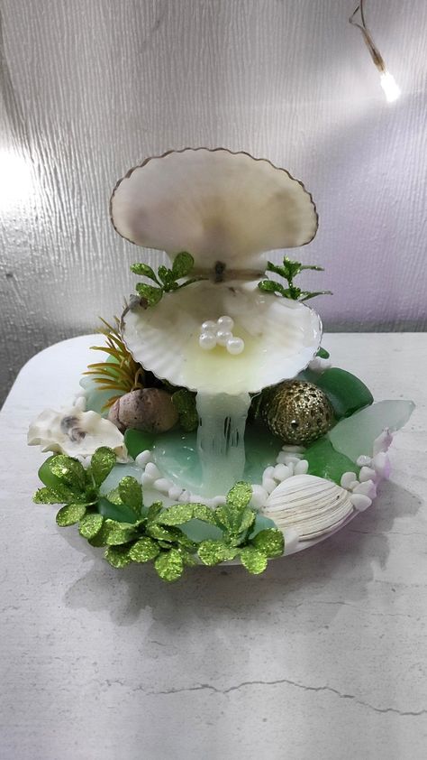 Eggs Ideas, Seashell Projects, Art Coquillage, Fairy Garden Crafts, Shell Crafts Diy, Sea Crafts, Tanah Liat, Fairy Garden Diy, Diy Crafts To Do