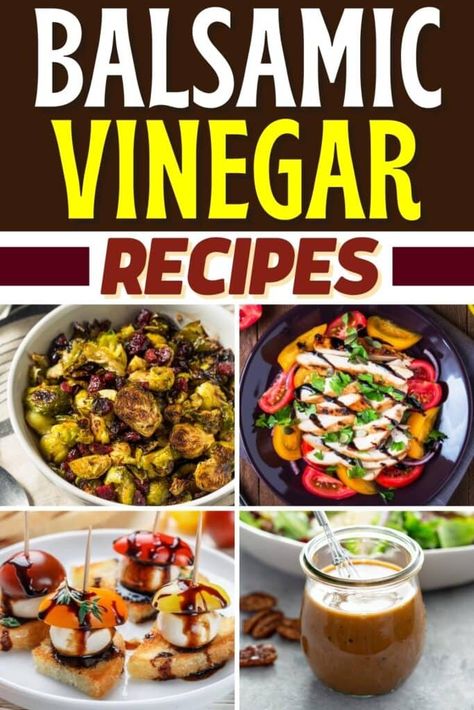 Basalmic Vinegar, Balsamic Vinegarette, Vinegar Recipes, Balsamic Vinegar Dressing, Balsamic Glaze Recipes, Balsamic Vinegar Recipes, Balsamic Steak, Balsamic Chicken Recipes, Eating Well Recipes